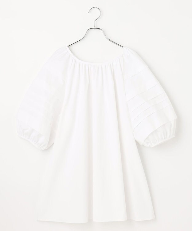 #Newans 【ANSWER for ほど甘トレンド】タックスリーブブラウス ホワイト系