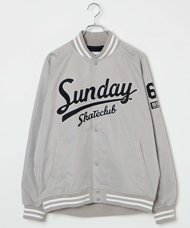 WEGO ワッペンスタジャン ライトグレー