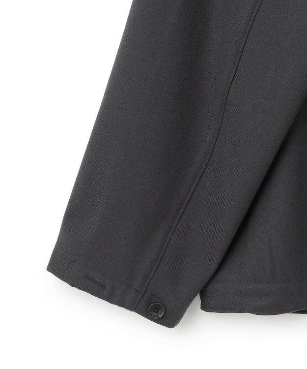 UNFILO MENS 【男女兼用】フラノライク ショートブルゾン [24年秋冬商品] チャコール グレー