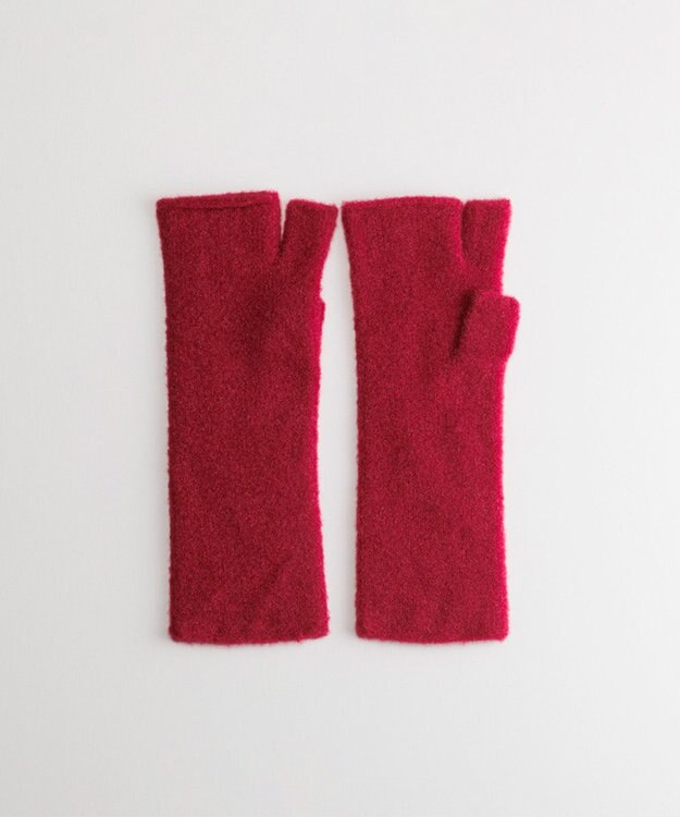 ORuKuBET ソフトニットフィンガーレスグローブ(WOMEN) レッド