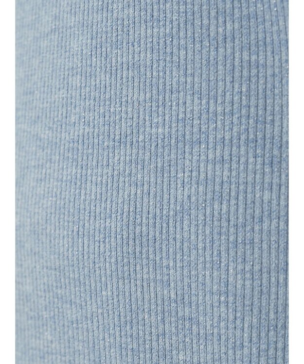 earth music&ecology ラメテレコハイネックプルオーバー Sax