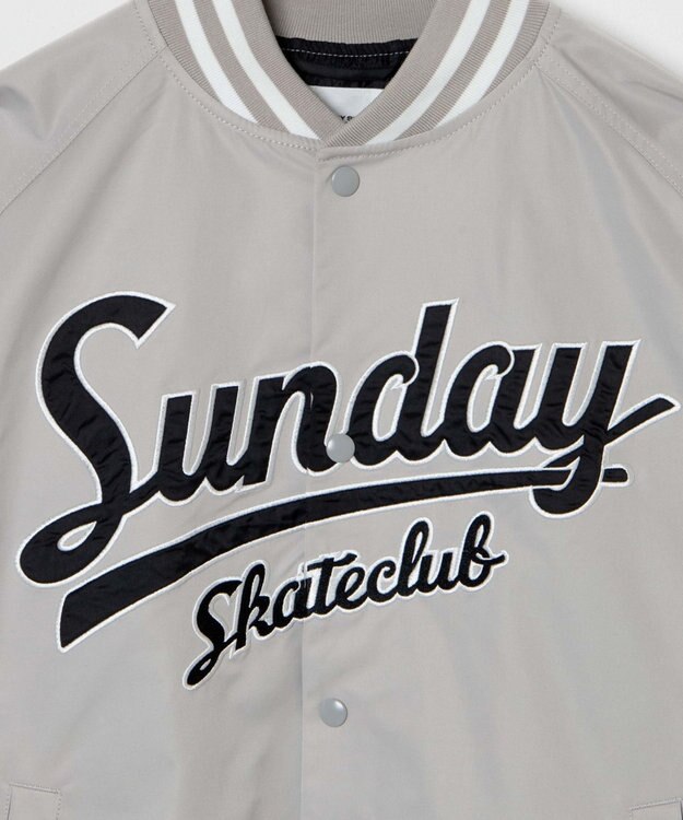 WEGO ワッペンスタジャン ライトグレー