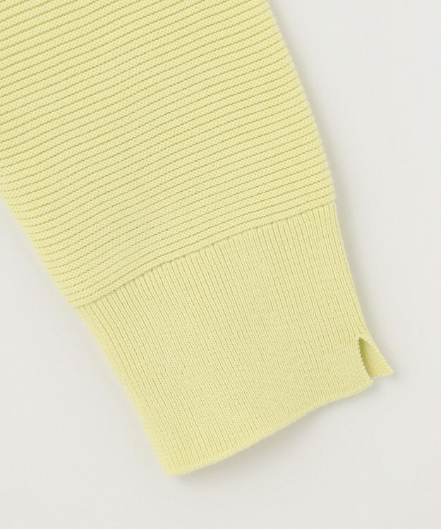 J.PRESS LADIES 【洗える】 ハウストンオーガニック ニット 黄緑系