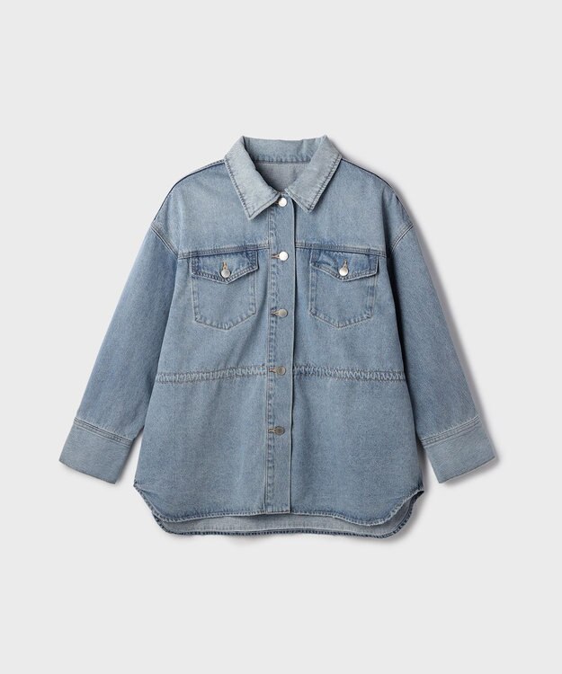 GRACE CONTINENTAL デニムシャツジャケット ブルー