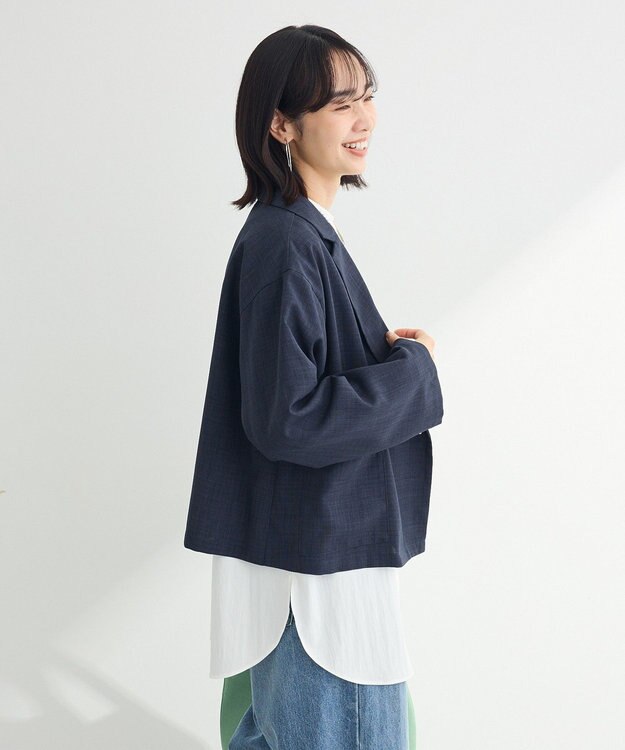 Green Parks ショートジャケット Navy