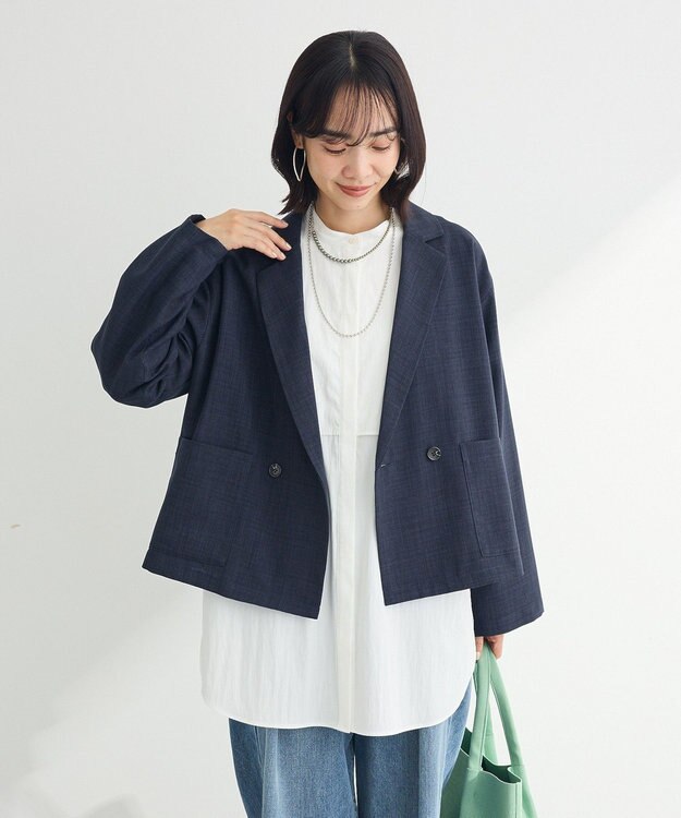 Green Parks ショートジャケット Navy