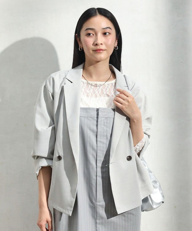 Green Parks ショートジャケット Gray