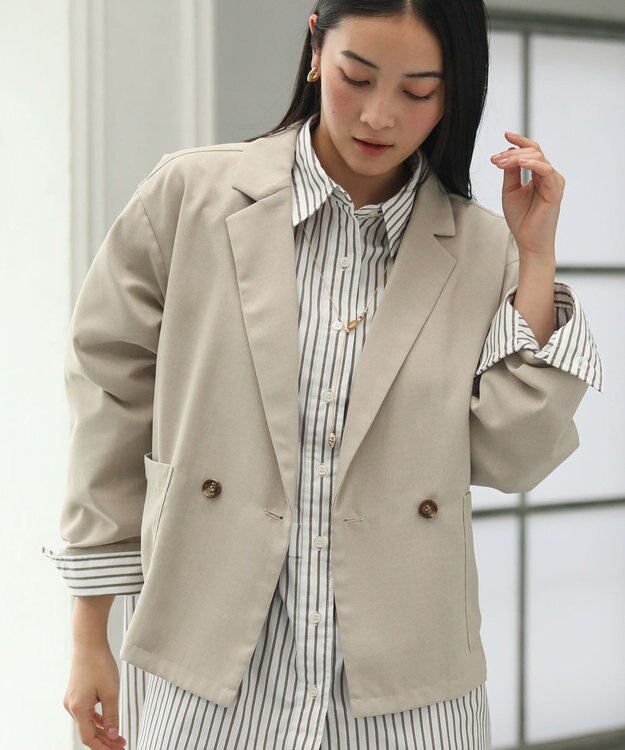 Green Parks ショートジャケット Light Beige
