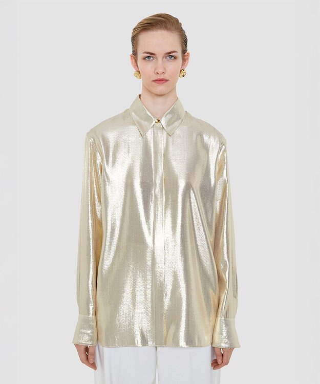 JOSEPH ラメ　ブラウス Gilt