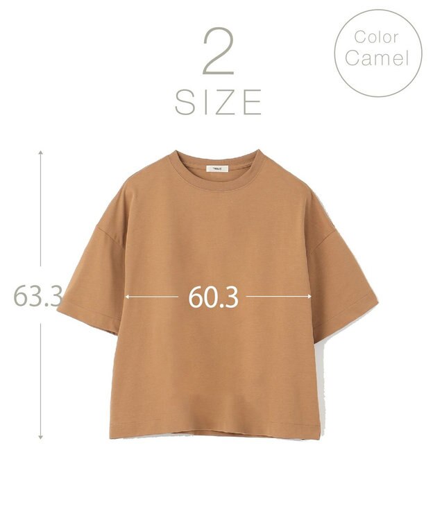 NAVE 【ReNAVE・洗える/接触冷感/UVケア】ファンクションＴシャツ キャメル系