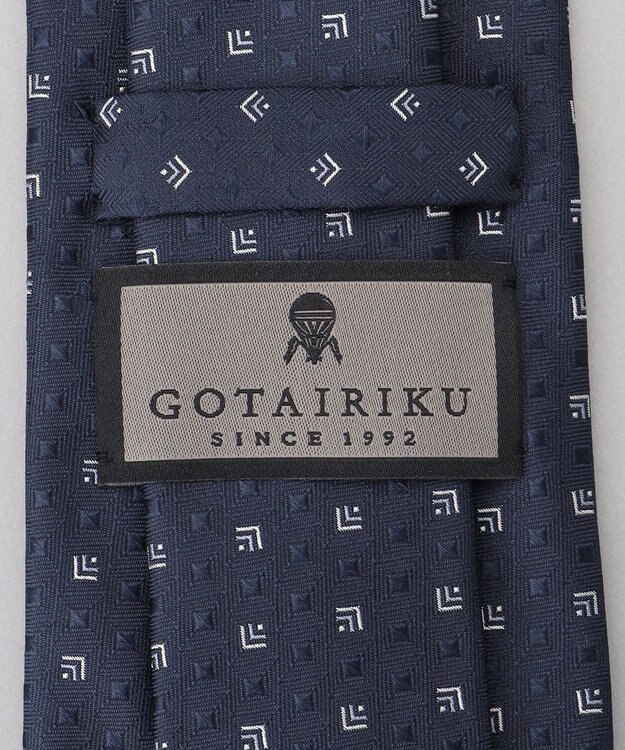 GOTAIRIKU GOTAIRIKU別注【MANTERO/マンテロ】ネクタイ_小紋柄 ネイビー系8