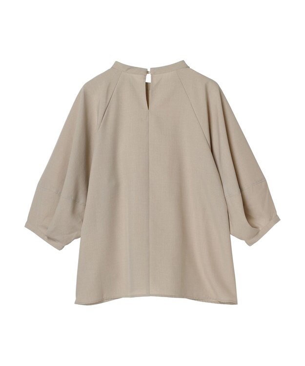 Green Parks 接触冷感　ラグランスリーブブラウス Light Beige