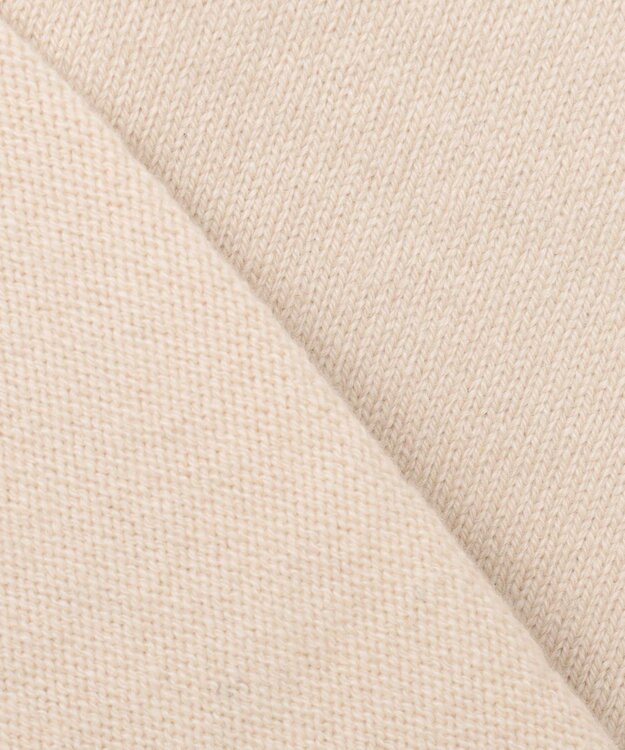 J.PRESS MEN リジットカシミア クルーネックニット アイボリー系