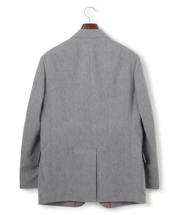 J.PRESS MEN 【J.PRESS ORIGINALS】Magic Cuba Wool Cotton Hopsack 3B Jacket / Made in Japan ライトグレー系