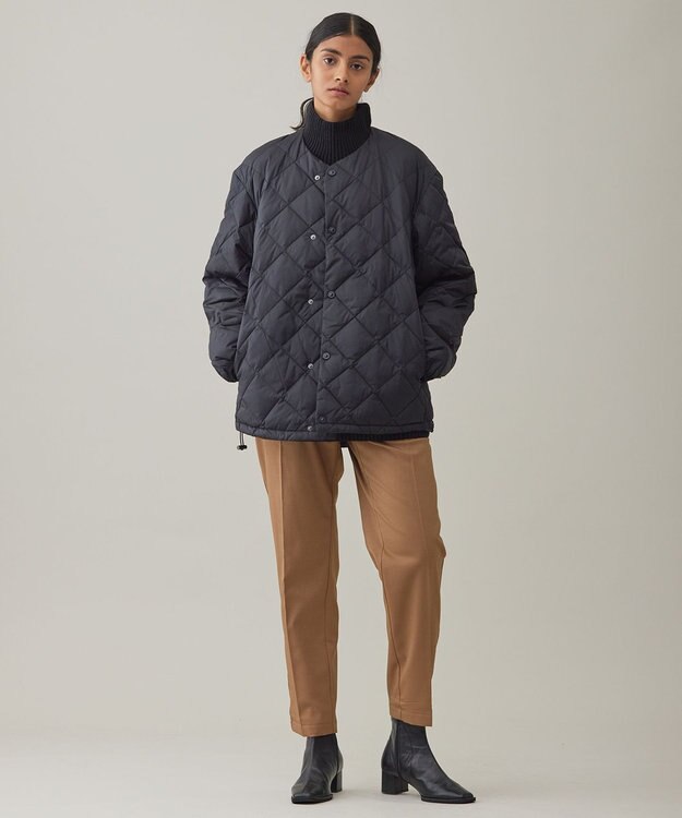 UNFILO 【MEN】UNFILO × TAION キルティングブルゾン ブラック系