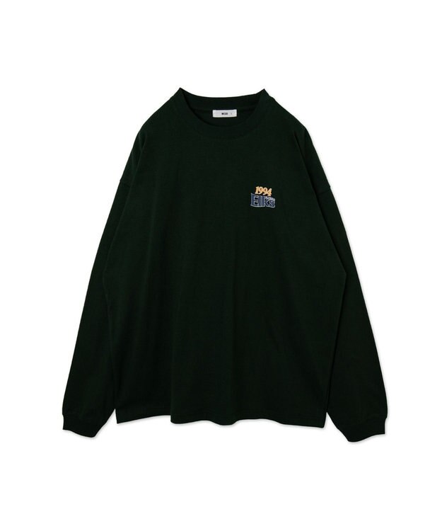 WEGO 【ユニセックス着用ITEM】サークルロゴBIG　T（LS） ダークグリーン