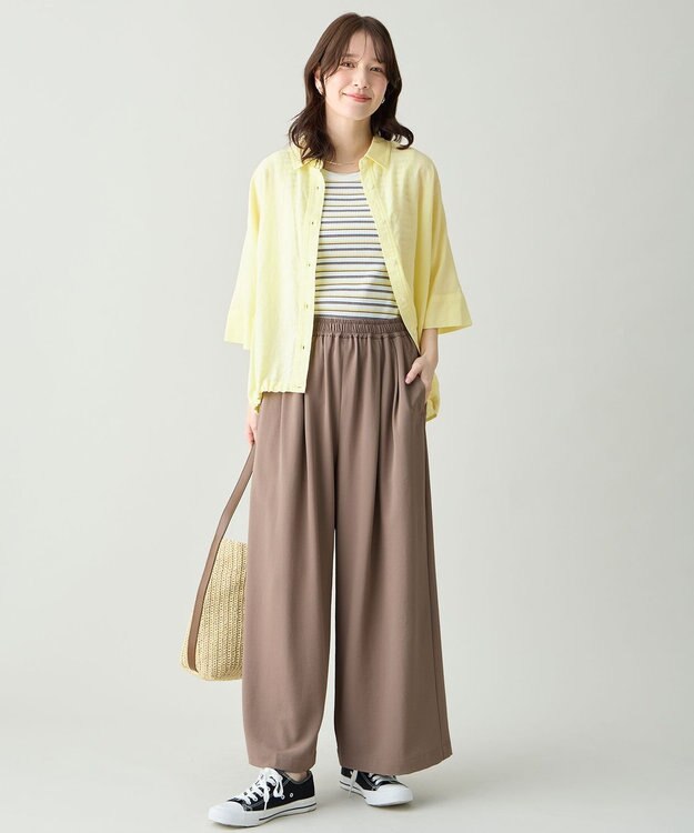 ANY 涼やかDRYイージーパンツ モカ