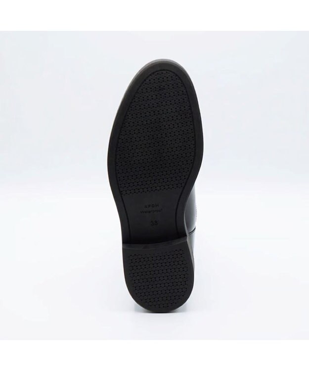 APOM 本革ウォータープルーフチェルシーブーツ30 ブラックG