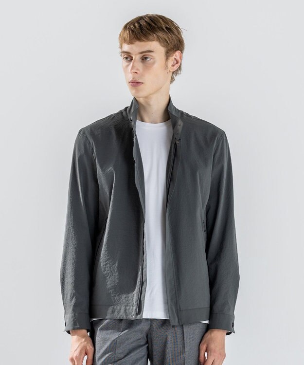 JOSEPH HOMME 新素材【ストレッチ】グレインウェーブストレッチ / ブルゾン ダークグリーン系