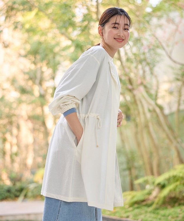 ANY L ドロストピケカーディガン オフ