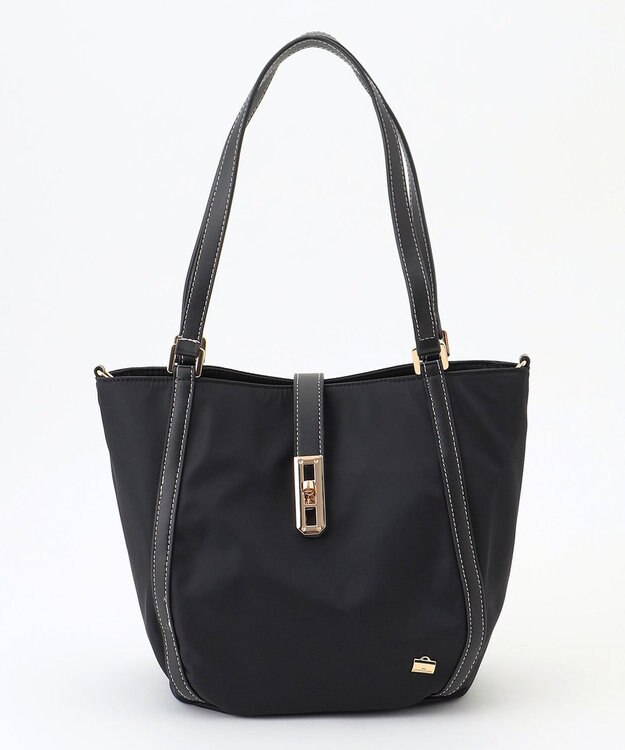 LA BAGAGERIE ひねり金具付きエレガンストート　Sサイズ ブラック