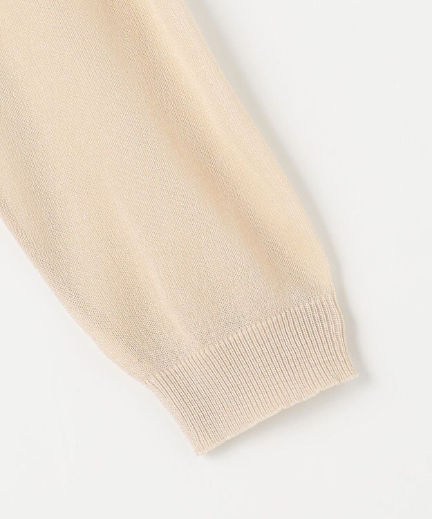 ANY L 【2SET】シアーロゴニット×タンクトップセット ライトベージュ