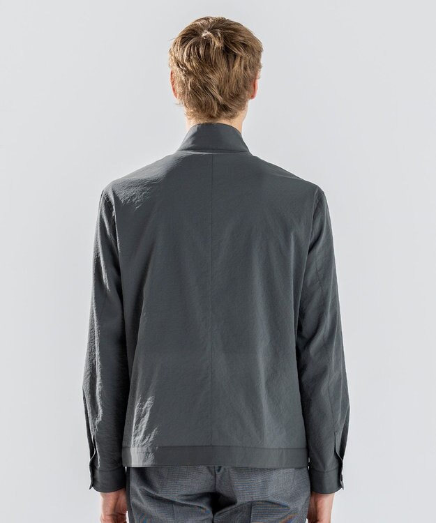 JOSEPH HOMME 新素材【ストレッチ】グレインウェーブストレッチ / ブルゾン ダークグリーン系