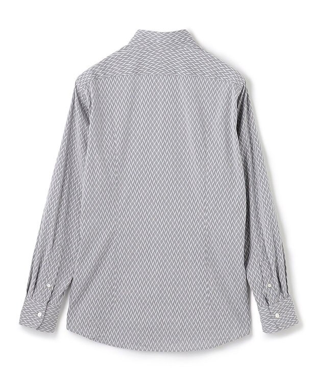 JOSEPH HOMME アロージャガードストレッチ ウイングカラーシャツ ライトグレー系