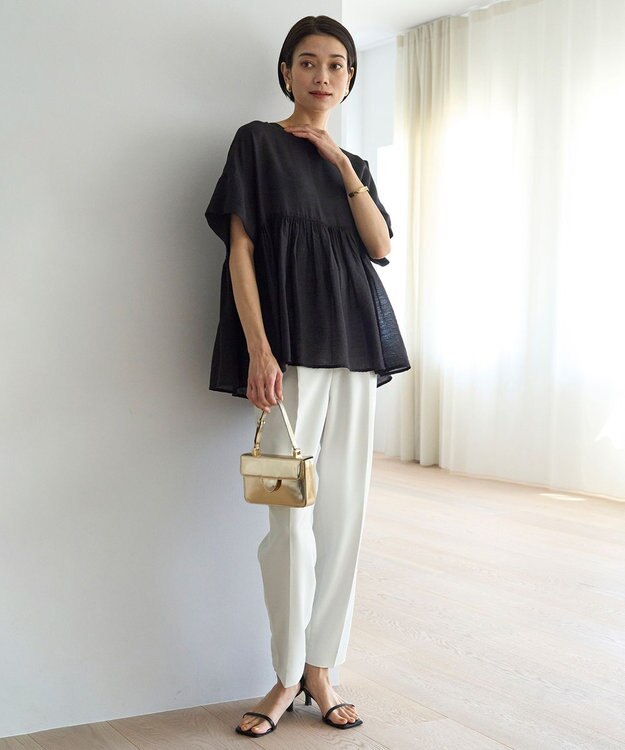 UNFILO サマーセットアップ テーパードパンツ アイスグレー