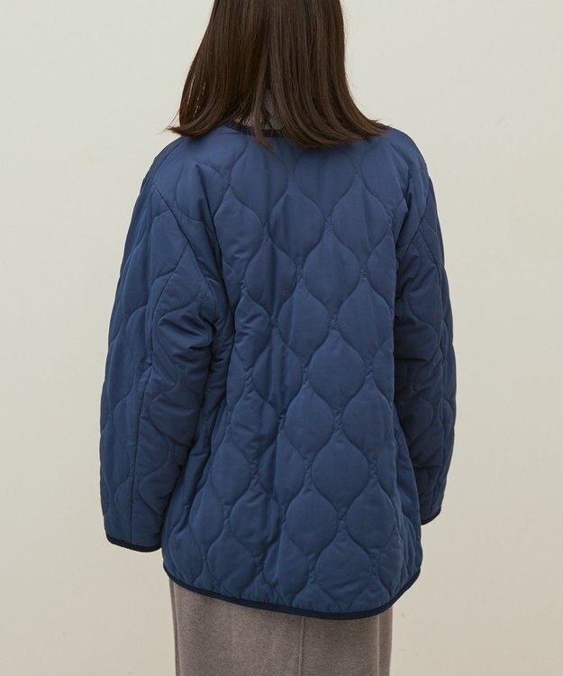 AMERICAN HOLIC キルティングブルゾン Navy