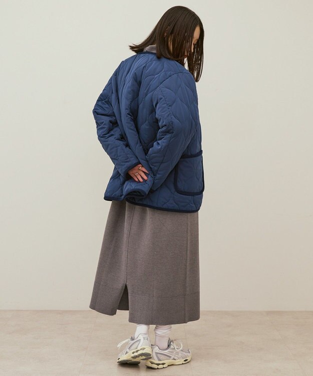 AMERICAN HOLIC キルティングブルゾン Navy