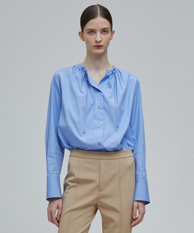 BEIGE， ALBERT / ギャザーブラウス Sax