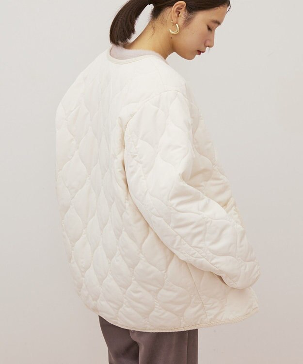 AMERICAN HOLIC キルティングブルゾン Ivory