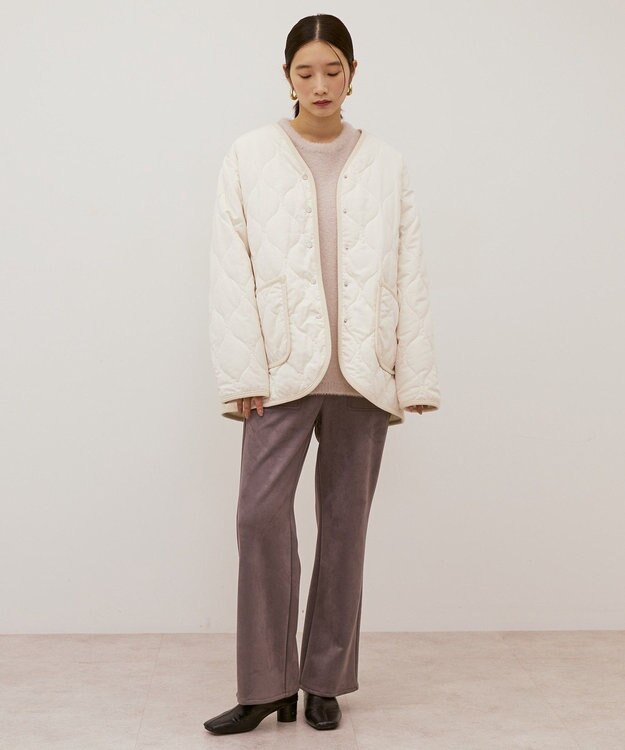 AMERICAN HOLIC キルティングブルゾン Ivory