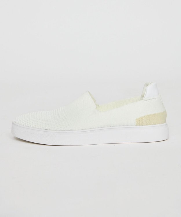 steppi “撥水＆洗えるニットシューズ” UNISEX ニット スニーカー アイボリー