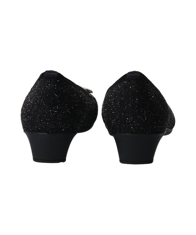 Bridget Birkin ＜3E＞【Bridget Birkin Walk】バックルモチーフウォーキングパンプス ブラック雑材