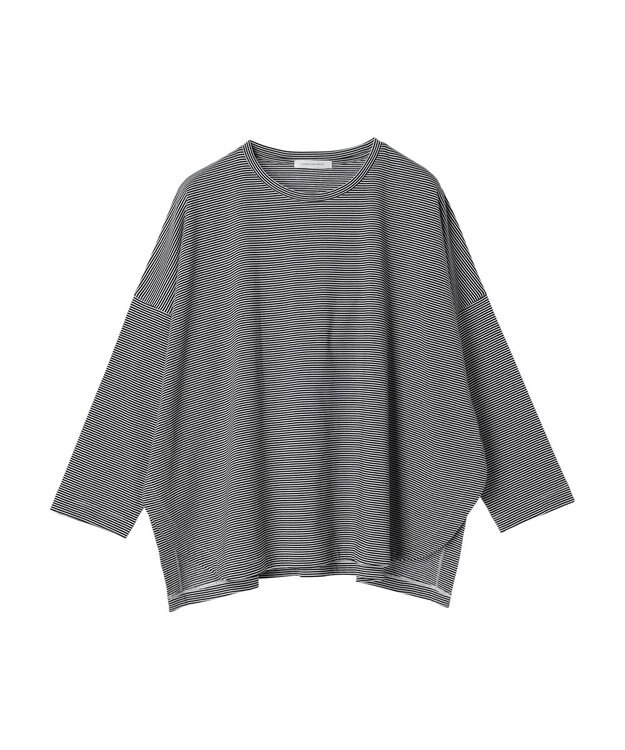 AMERICAN HOLIC ＵＶカット加工ワイドカットプルオーバー Border Black