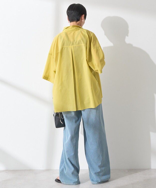 AMERICAN HOLIC イージーケア+接触冷感Wポケットオーバーシャツ Yellow