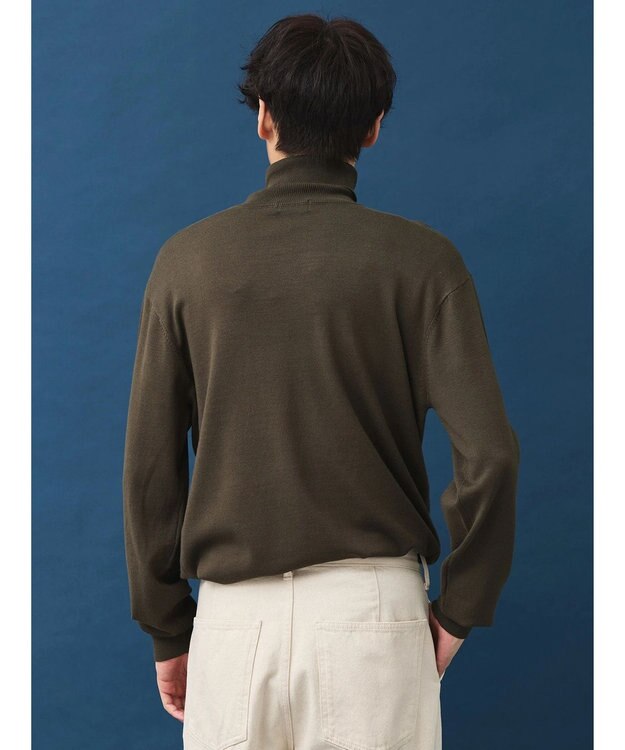 CRAFT STANDARD BOUTIQUE タートルネックニットプルオーバー Khaki