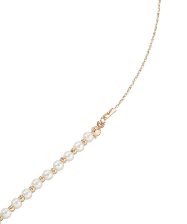 Maison de FLEUR カーリーリボンスライドネックレス Gold
