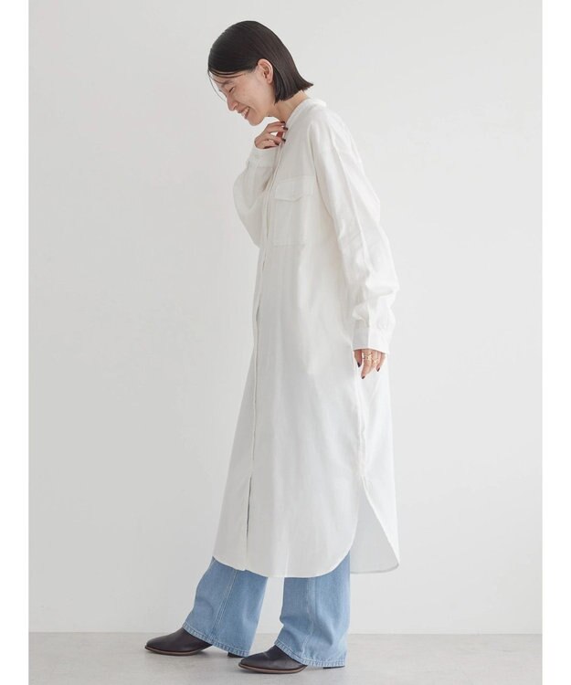 AMERICAN HOLIC ＳＥＴ　シャツワンピース＋ニットベスト Brown