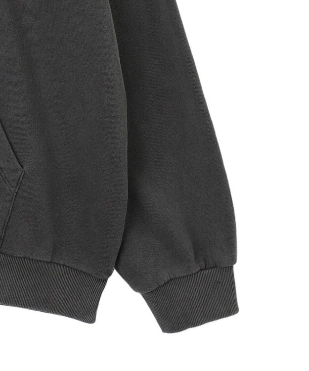 WEGO 【ユニセックス着用ITEM】ピグメントラメグラフィックプルパーカー スミクロ