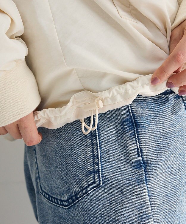 Green Parks 撥水加工フード付ブルゾン Gray