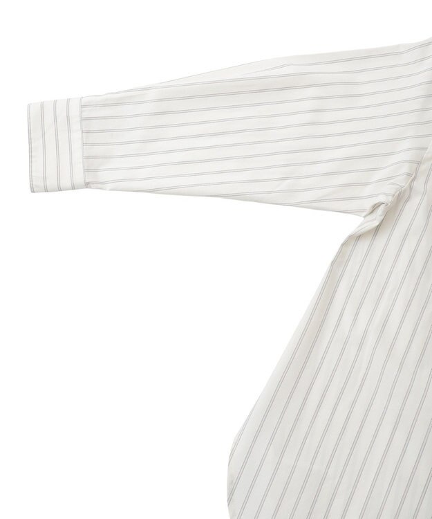 AMERICAN HOLIC 配色レギュラーカラーシャツ Stripe Beige