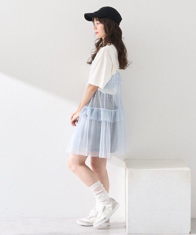 earth music&ecology 【接触冷感/洗濯機可】ＦＲＵＩＴＳ　ＤＥ　ＳＡＩＳＯＮショートＴ Off White