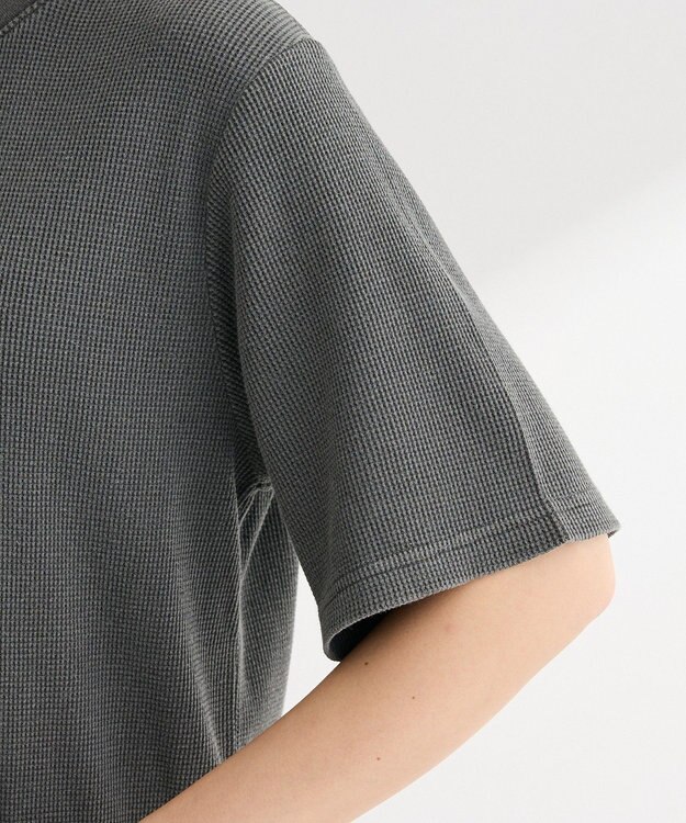 Green Parks ドロストピグメントドッキングワンピース Gray