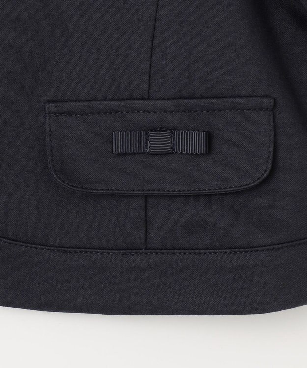 組曲 KIDS 【110-140㎝】ノーカラー ジャケット ネイビー