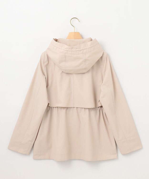 組曲 L 【フード取り外し可】2WAYショート丈ライトアウター ベージュ系