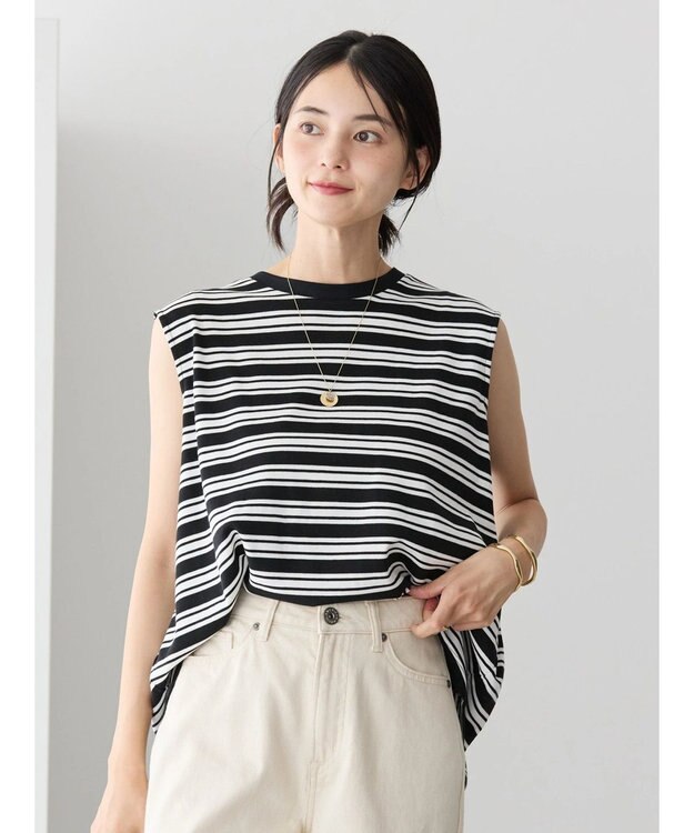 AMERICAN HOLIC 接触冷感ショルダータックノースリーブプルオーバー Border