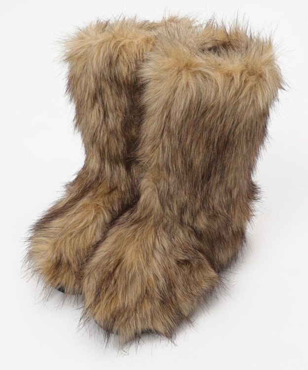 WEGO モンスターファーブーツ ベージュ